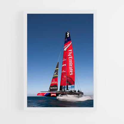 ap-emirates team new zealand-2 cadre Blanc