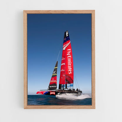 ap-emirates team new zealand-2 cadre Bois clair