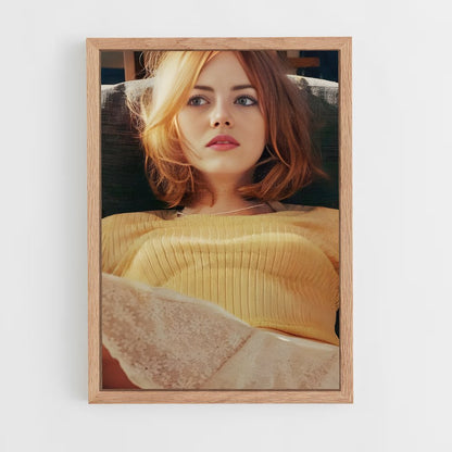 ap-emma stone-9 cadre Bois clair