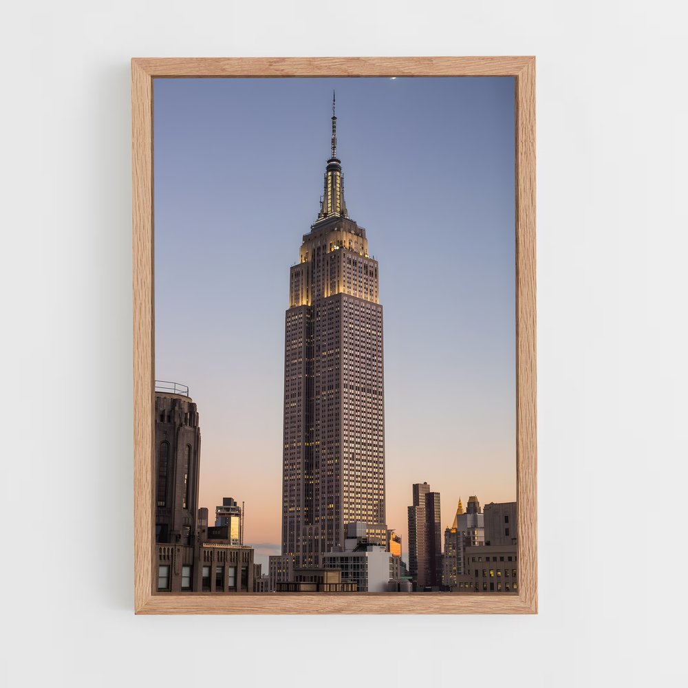 ap-empire state building-2 cadre Bois clair
