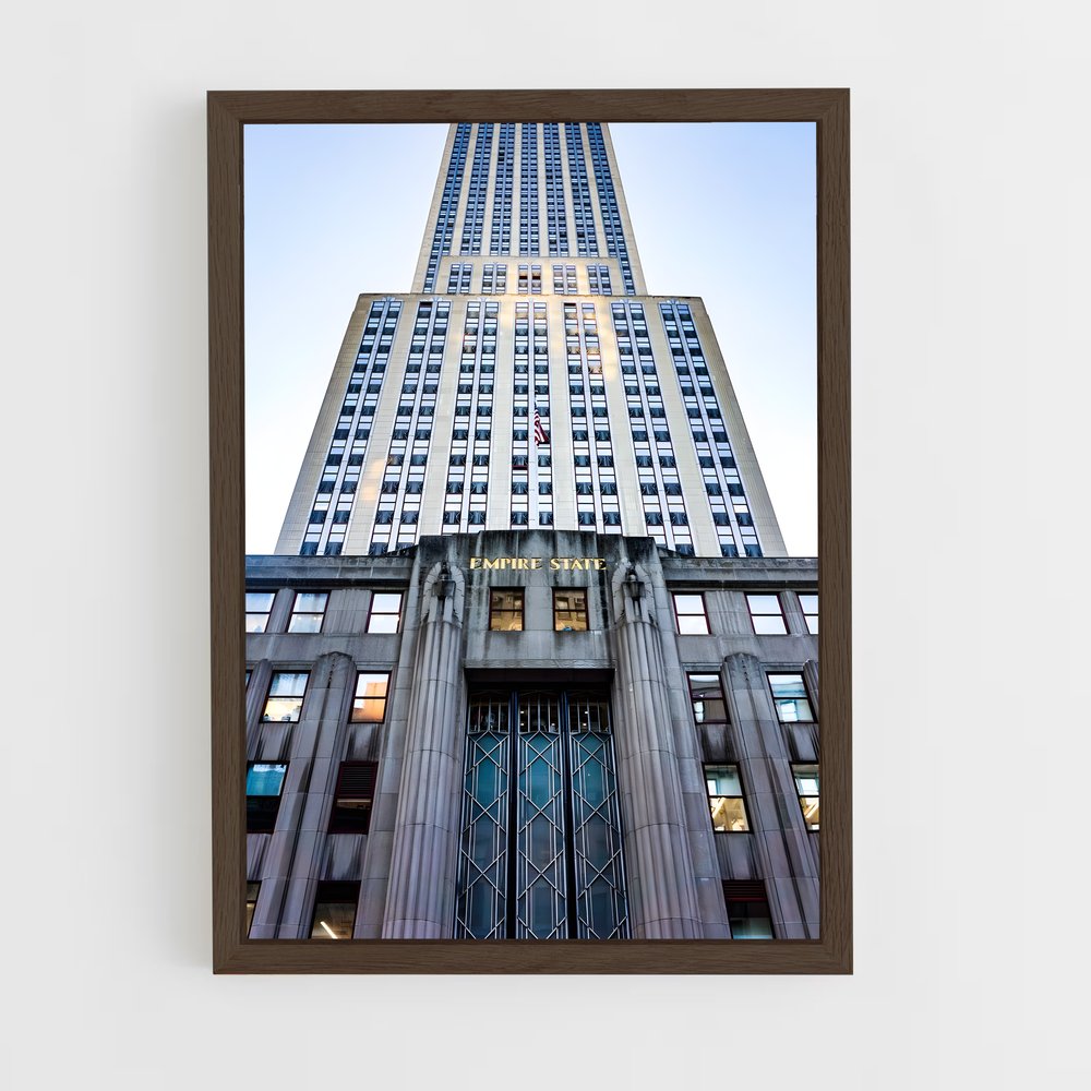 ap-empire state building-8 cadre Bois foncé