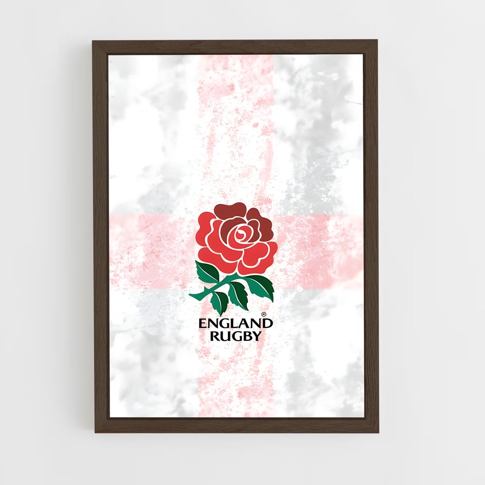 ap-england national rugby team-2 cadre Bois foncé