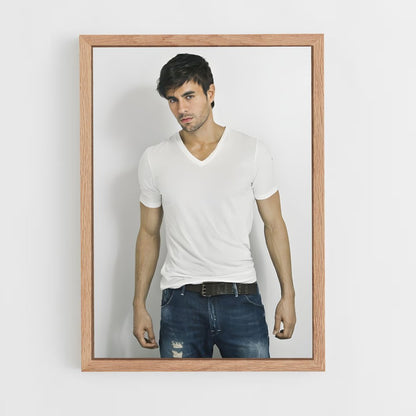 ap-enrique iglesias-5 cadre Bois clair
