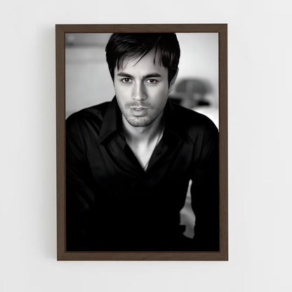 ap-enrique iglesias-7 cadre Bois foncé