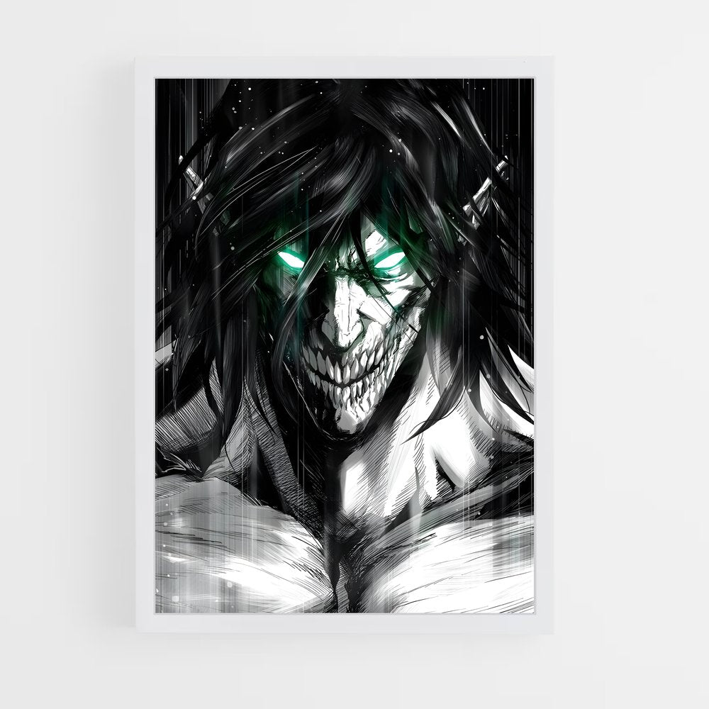 ap-eren yeager-14 cadre Blanc