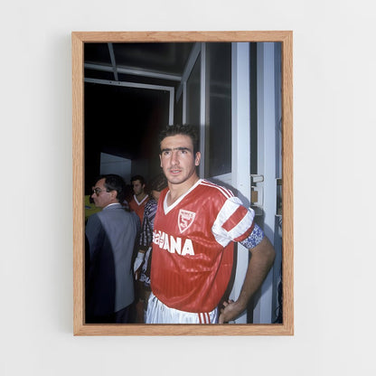 ap-eric cantona-7 cadre Bois clair