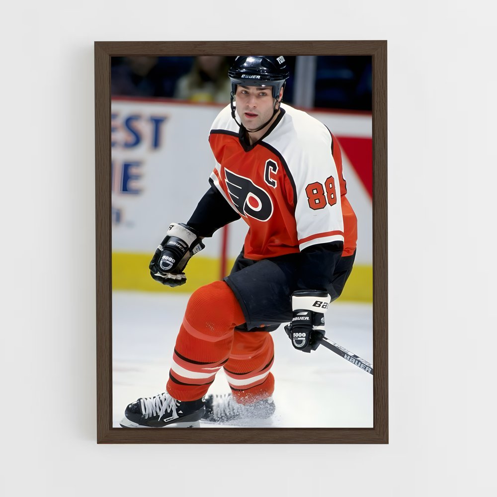 ap-eric lindros-1 cadre Bois foncé