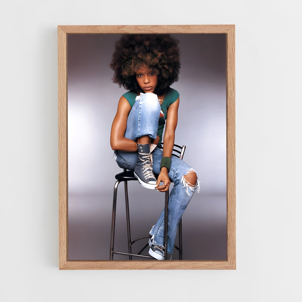 ap-erykah badu-2 cadre Bois clair