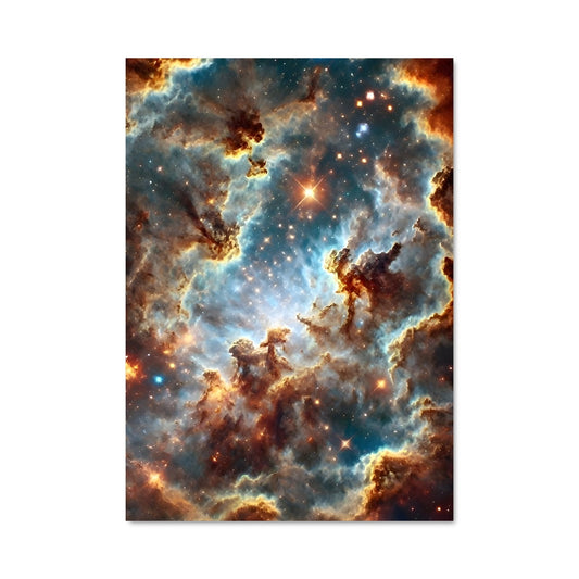 Poster Nébuleuse Crabe Infra-Rouge