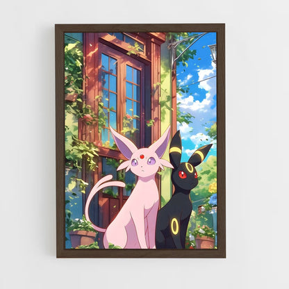 ap-espeon-3 cadre Bois foncé