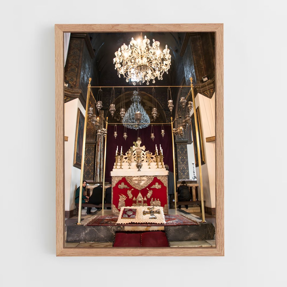 ap-etchmiadzin cathedral-4 cadre Bois clair