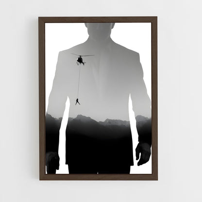 ap-ethan hunt-6 cadre Bois foncé