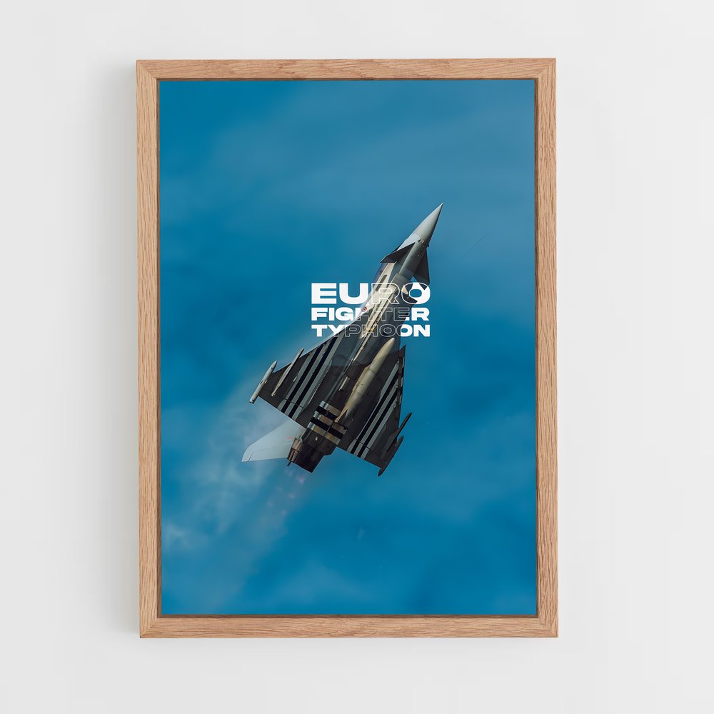 ap-eurofighter typhoon-2 cadre Bois clair