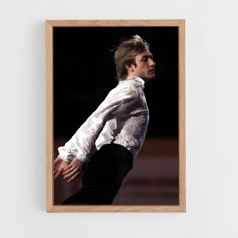 ap-evgeni plushenko-1 cadre Bois clair