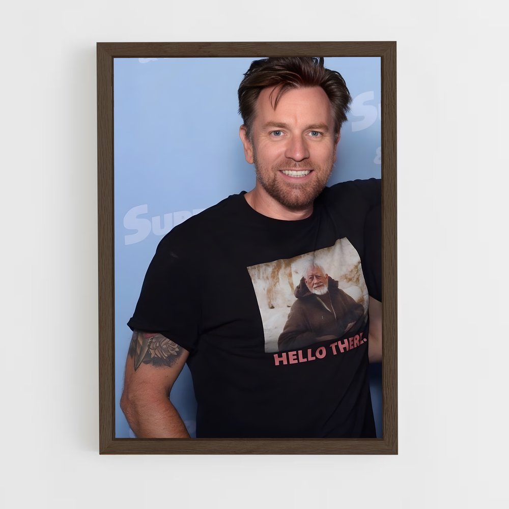 ap-ewan mcgregor-4 cadre Bois foncé