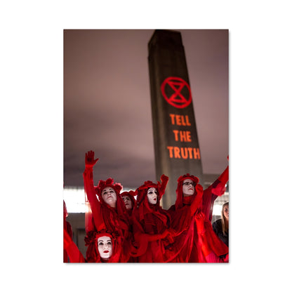 Poster Rébellion Rouge