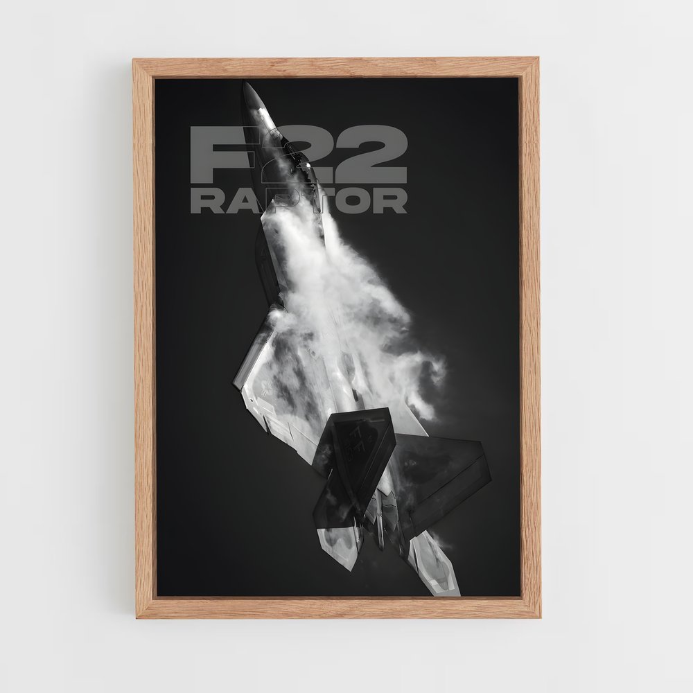 ap-f-22 raptor-1 cadre Bois clair