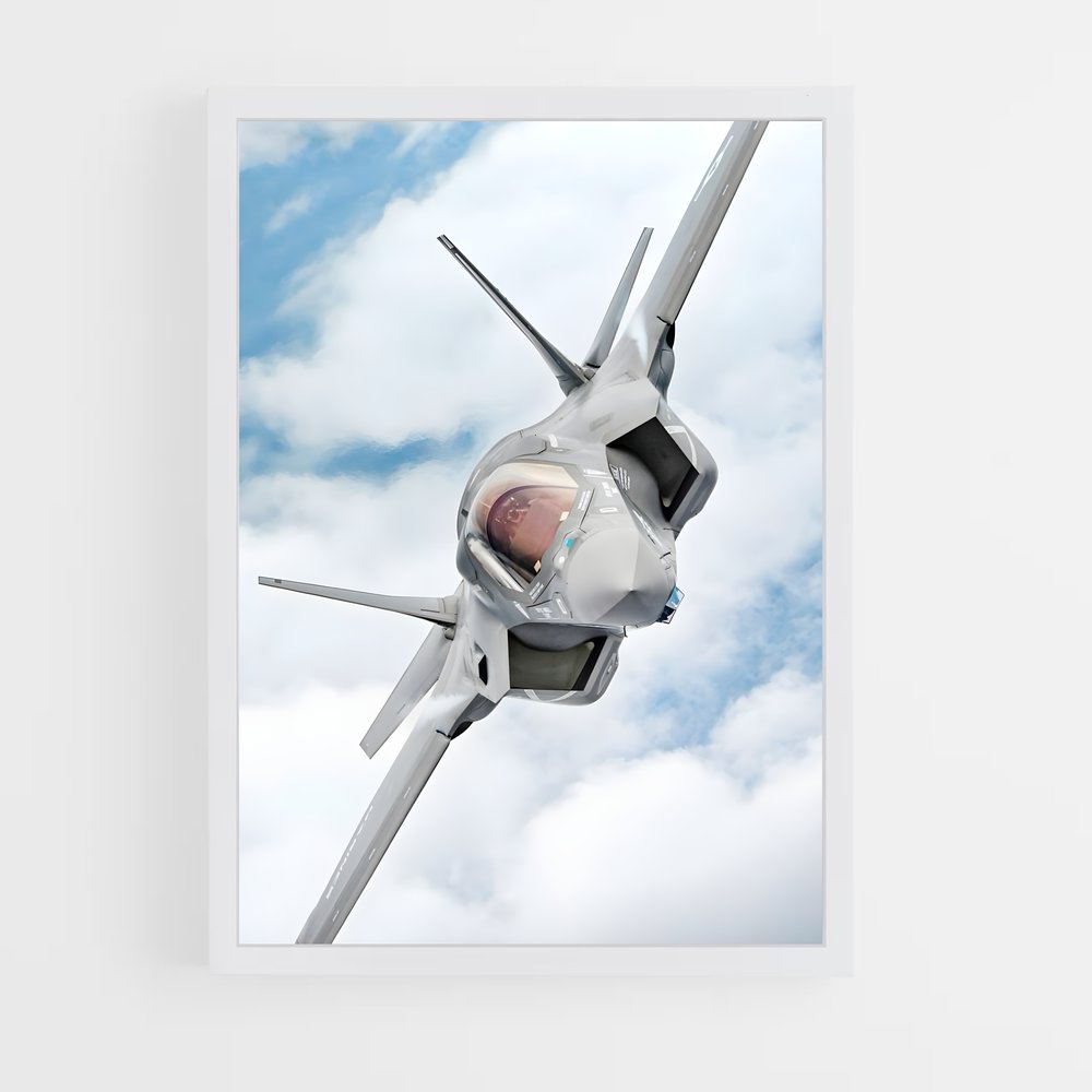 ap-f-35 lightning ii-8 cadre Blanc