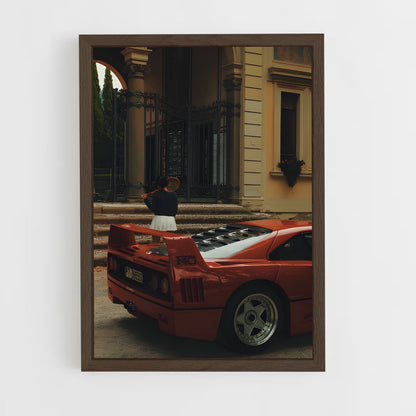 ap-f40-4 cadre Bois foncé