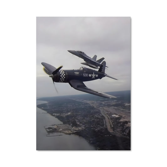 Poster Vol au-dessus de la Ville