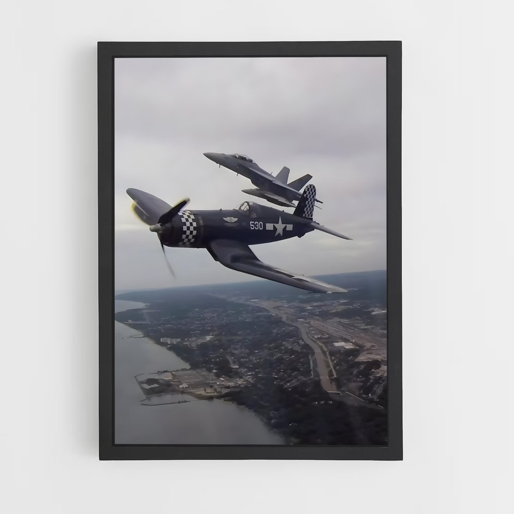 ap-f4u corsair-3 cadre Noir