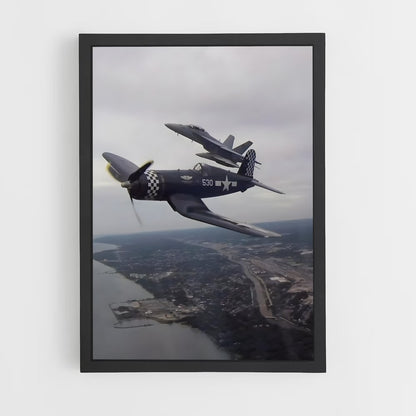 ap-f4u corsair-3 cadre Noir