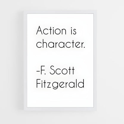ap-f scott fitzgerald-3 cadre Blanc