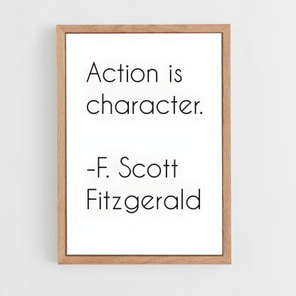 ap-f scott fitzgerald-3 cadre Bois clair