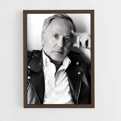 ap-fabrice luchini-1 cadre Bois foncé
