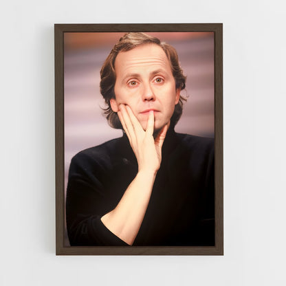ap-fabrice luchini-3 cadre Bois foncé