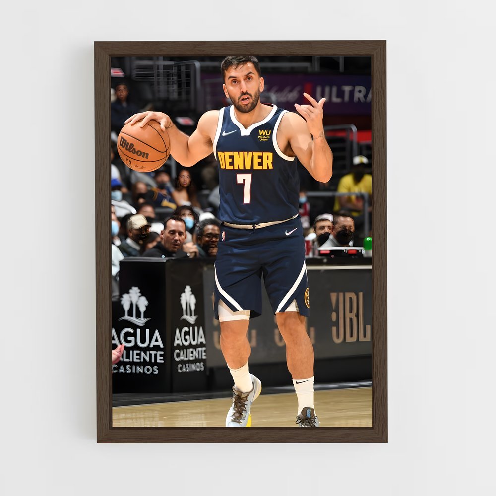 ap-facundo campazzo-5 cadre Bois foncé