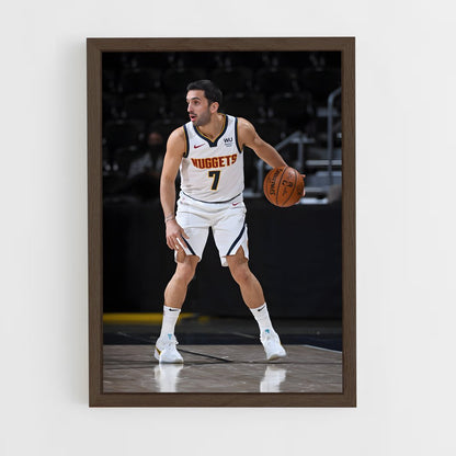 ap-facundo campazzo-7 cadre Bois foncé
