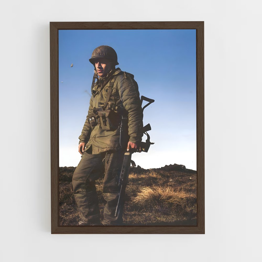 ap-falklands war-2 cadre Bois foncé