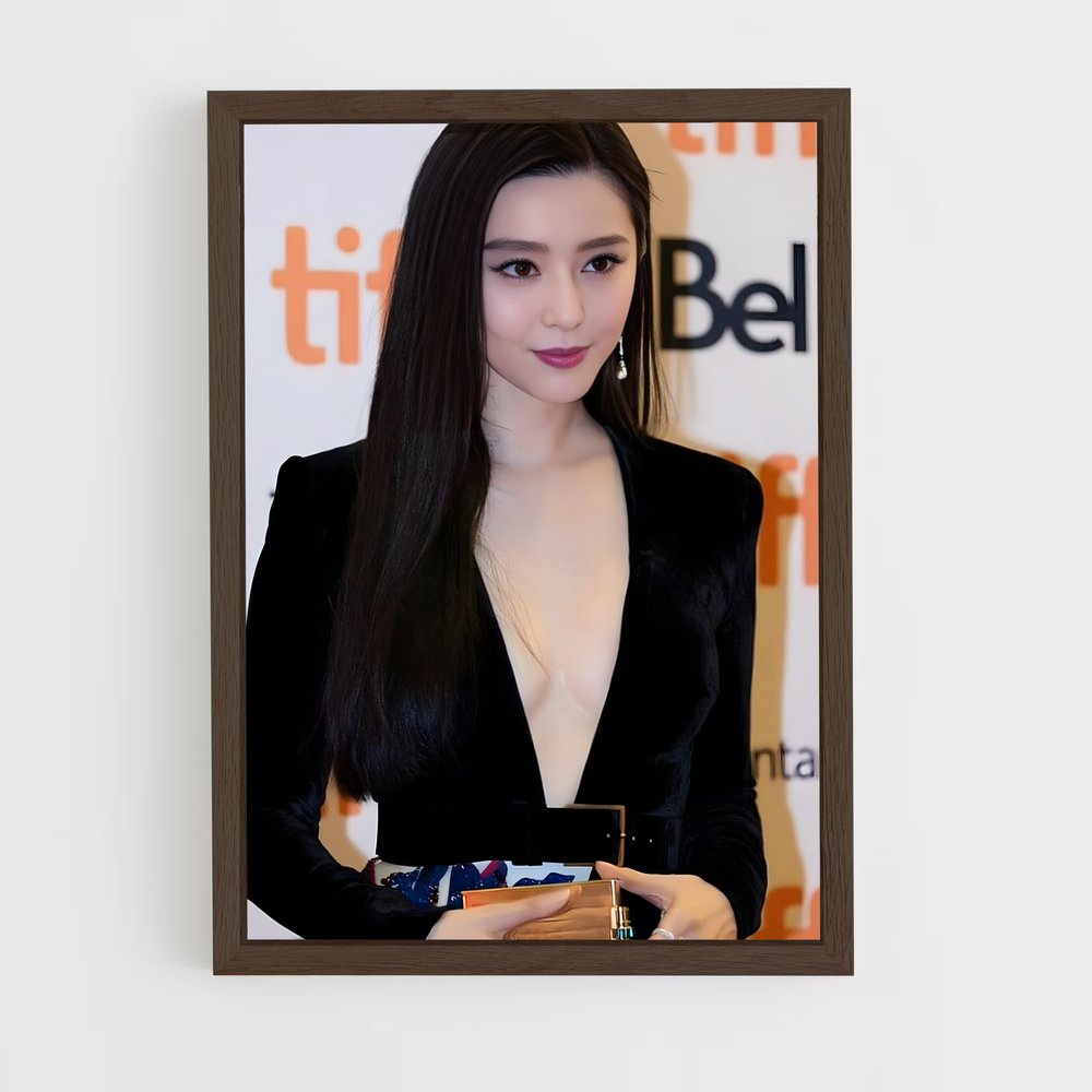 ap-fan bingbing-3 cadre Bois foncé