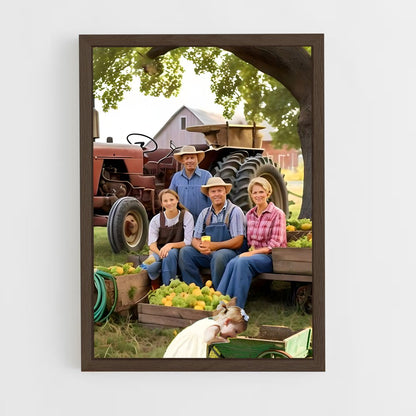 ap-farmer-13 cadre Bois foncé