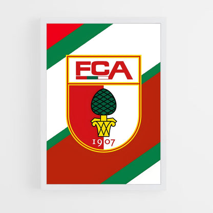 ap-fc augsburg-4 cadre Blanc