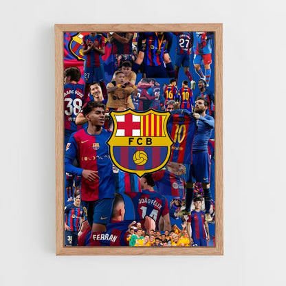 ap-fc barcelona-12 cadre Bois clair