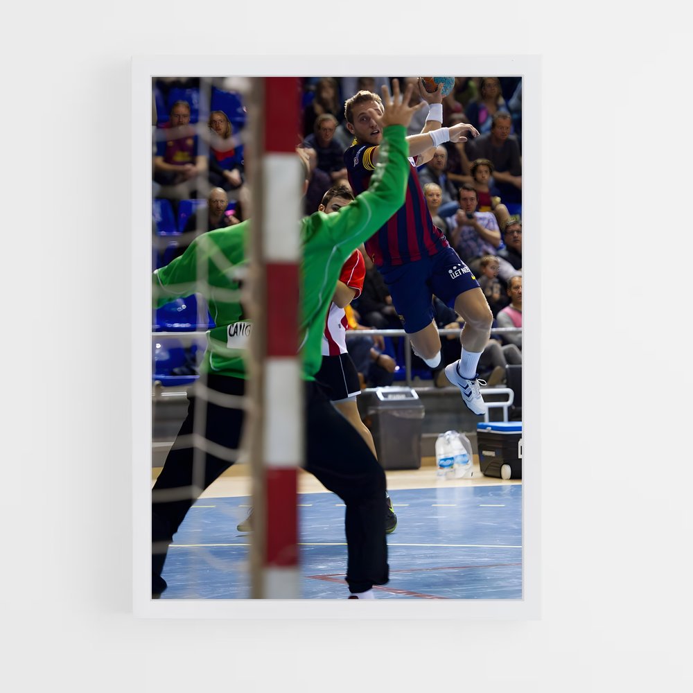 ap-fc barcelona handball-3 cadre Blanc