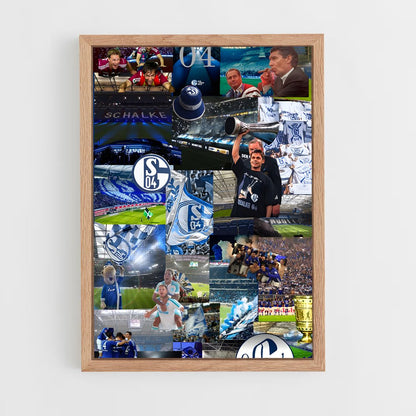ap-fc schalke 04-2 cadre Bois clair