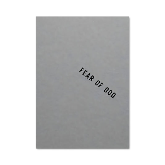 Poster Fear of god 21753