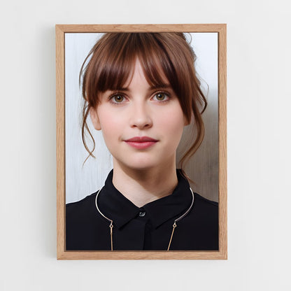ap-felicity jones-7 cadre Bois clair