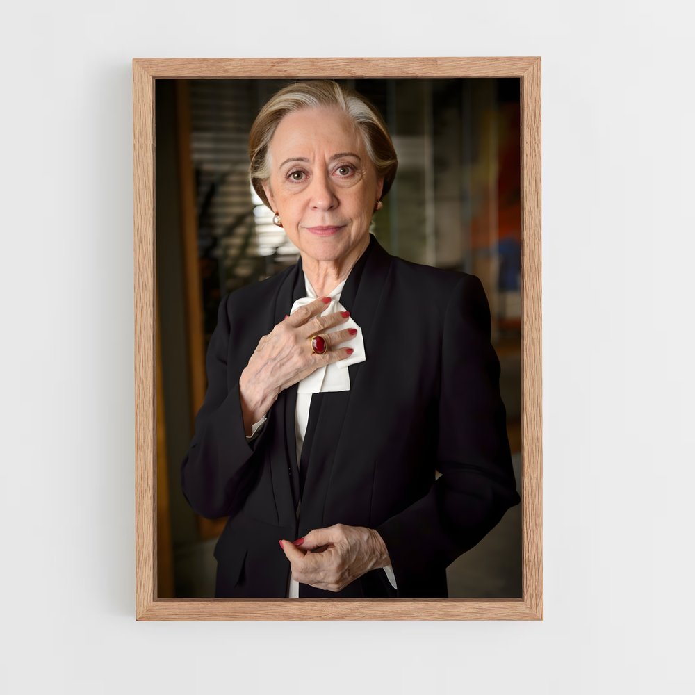 ap-fernanda montenegro-7 cadre Bois clair