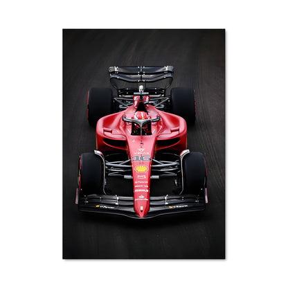 Poster Ferrari F1-75 Race Ready