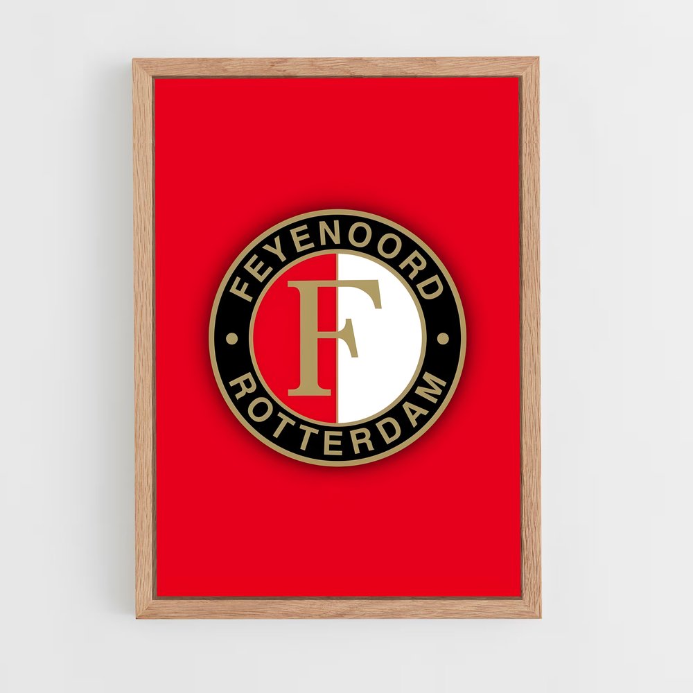 ap-feyenoord rotterdam-3 cadre Bois clair