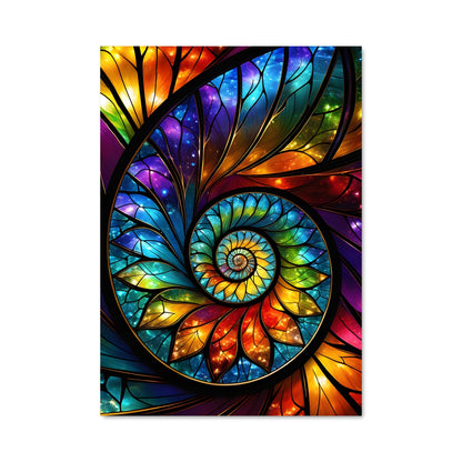 Poster Spirale Chromatique
