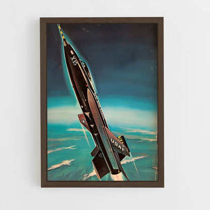 ap-fictional aircraft-2 cadre Bois foncé