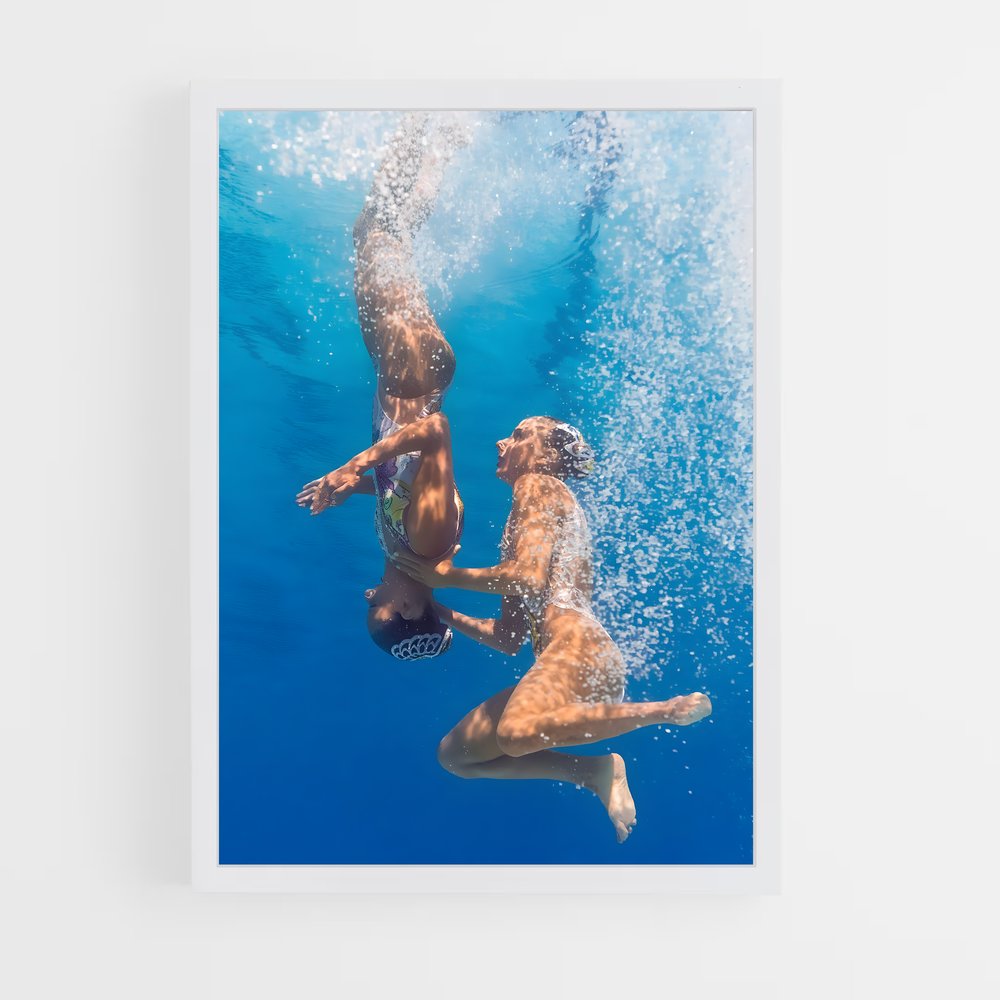 ap-fina artistic swimming world series-2 cadre Blanc