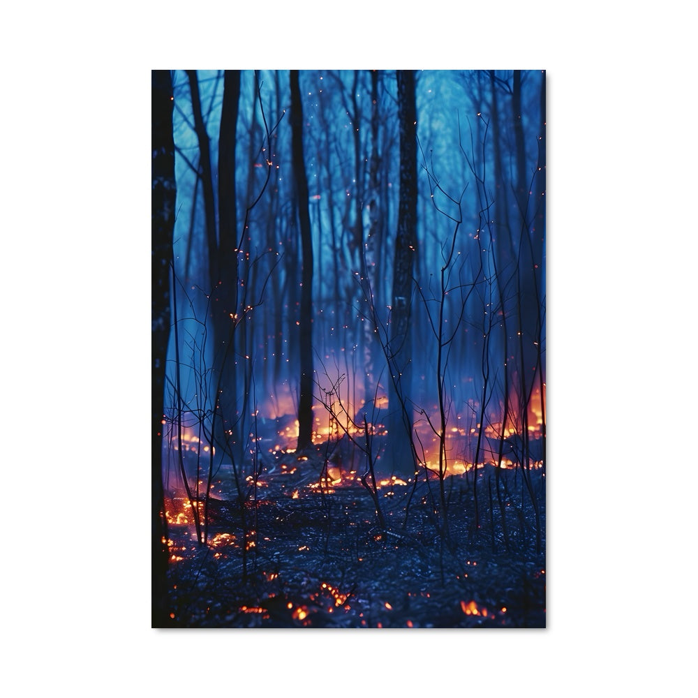 Poster Flamme des Bois