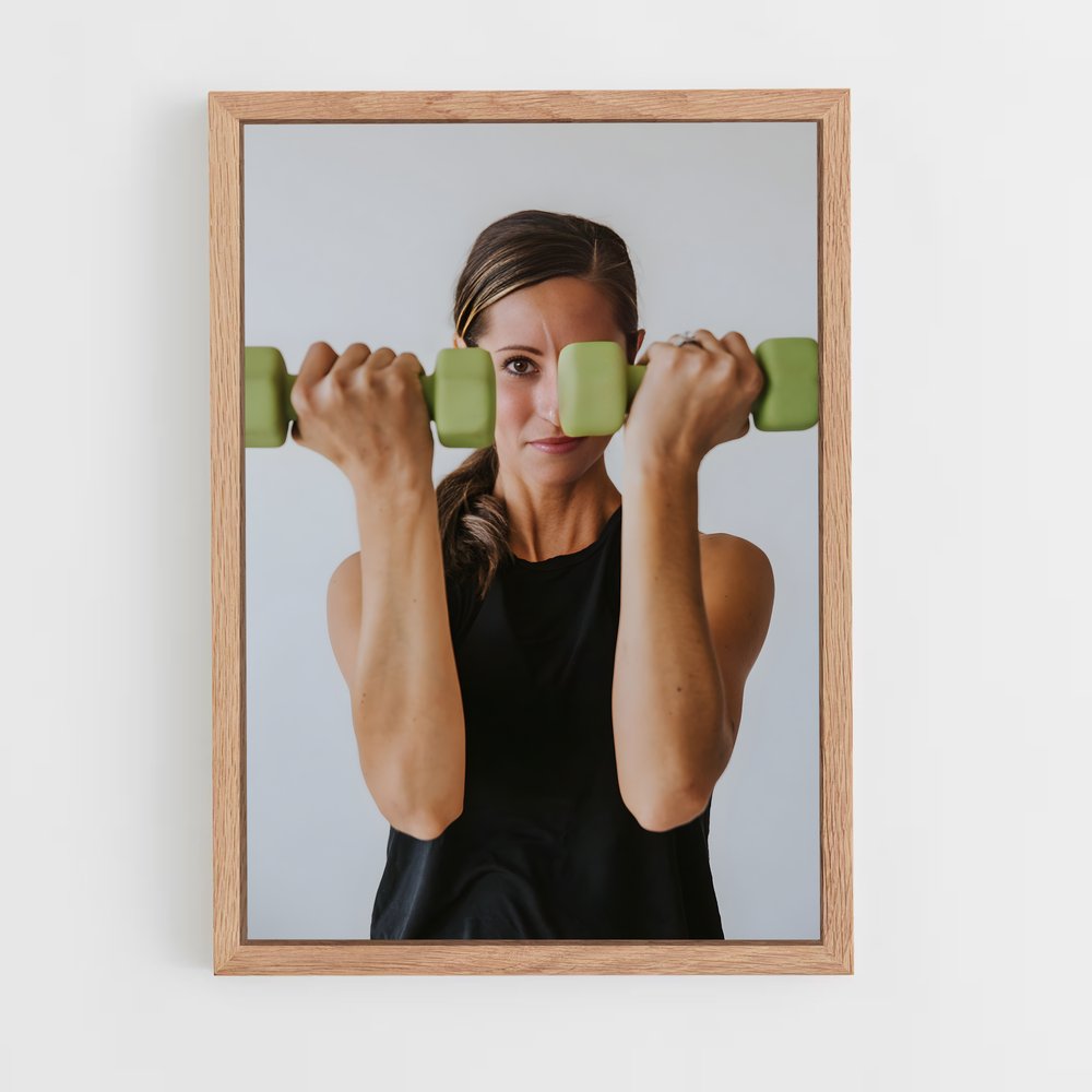 ap-fitness instructor-2 cadre Bois clair