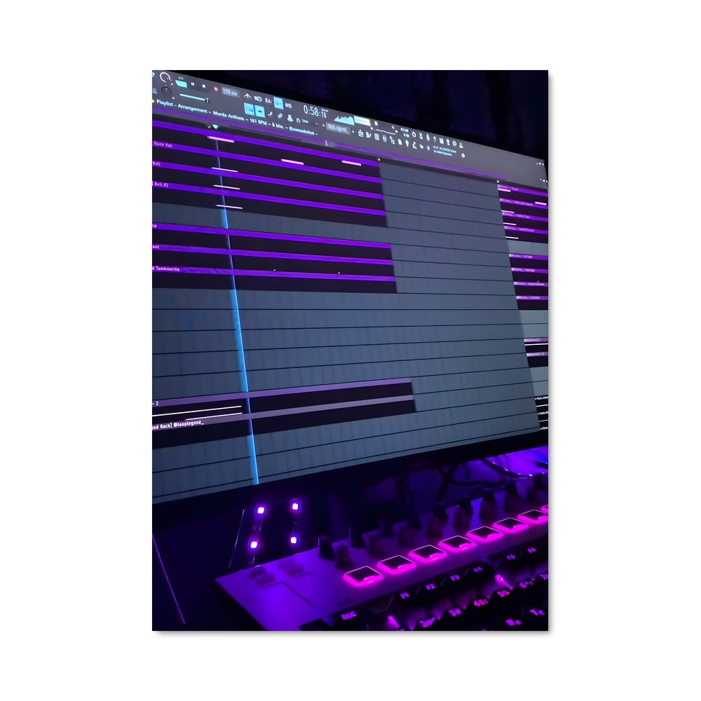 Poster Purple Beat